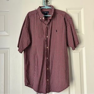 Ralph Lauren boys short sleeve button down